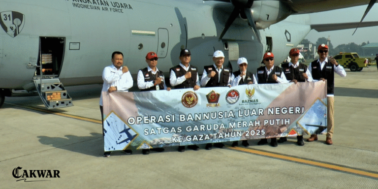 Satgas Garuda Merah Putih II Berhasil Salurkan Bantuan di Langit Gaza, Bertepatan HUT RI ke-80