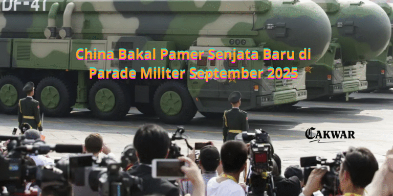 China Bakal Pamer Senjata Baru di Parade Militer September 2025