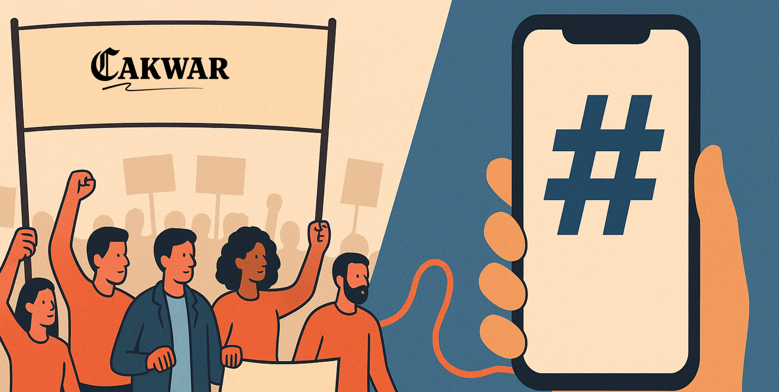 Dari Spanduk ke Hastag, Evolusi Demonstrasi di Zaman Digital