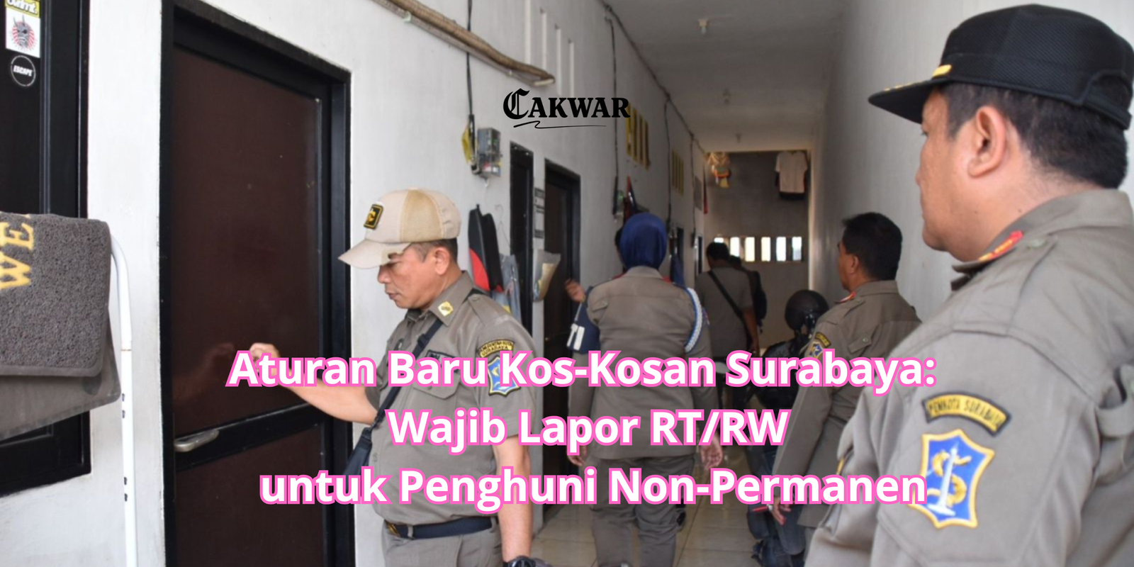 Aturan Baru Kos-Kosan Surabaya: Wajib Lapor RT/RW untuk Penghuni Non-Permanen
