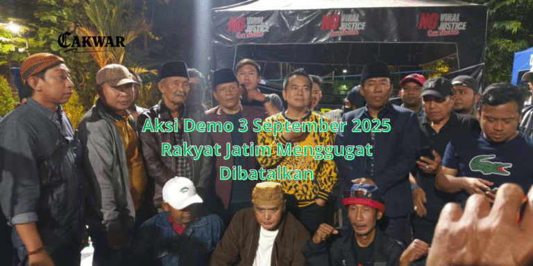 Demo 3 September Surabaya Dibatalkan: Tuntutan Khofifah Mundur, Pajak, Korupsi Hibah, dan Pungli