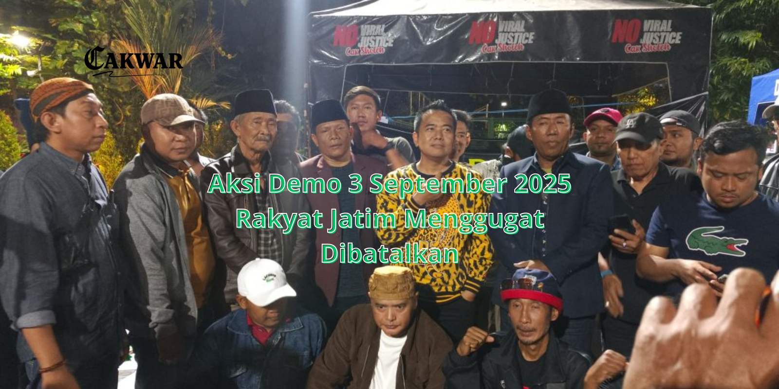 Demo 3 September Surabaya Dibatalkan: Tuntutan Khofifah Mundur, Pajak, Korupsi Hibah, dan Pungli