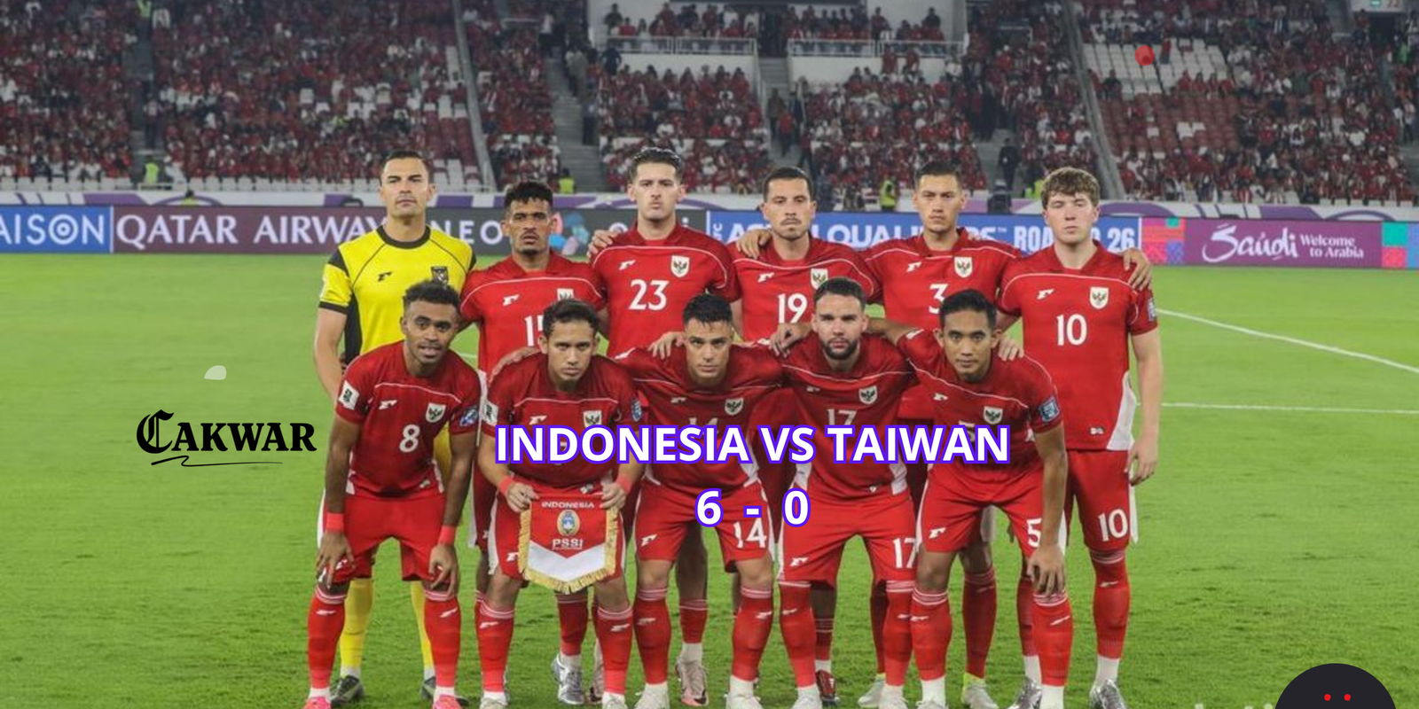 Timnas Indonesia Hantam Taiwan 6-0 di Gelora Bung Tomo: Garuda Dominasi Laga FIFA Match Day