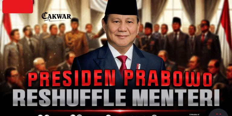 Prabowo Reshuffle Kabinet: 5 Menteri Dicopot, 1 Menteri Baru Dilantik Sesuai Keppres No.86P/2025