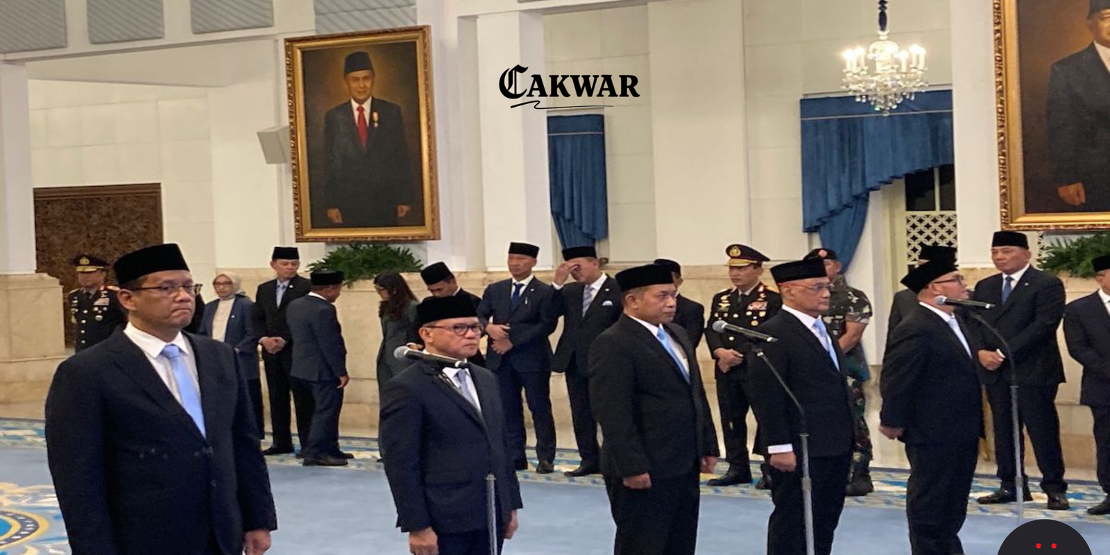 Presiden Prabowo Resmi Lantik 5 Menteri dan 1 Wakil Menteri Baru, Ini Daftar Lengkapnya