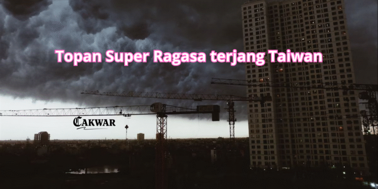 Topan Super Ragasa Hantam Pulau Anggrek (Orchid Island) Taiwan