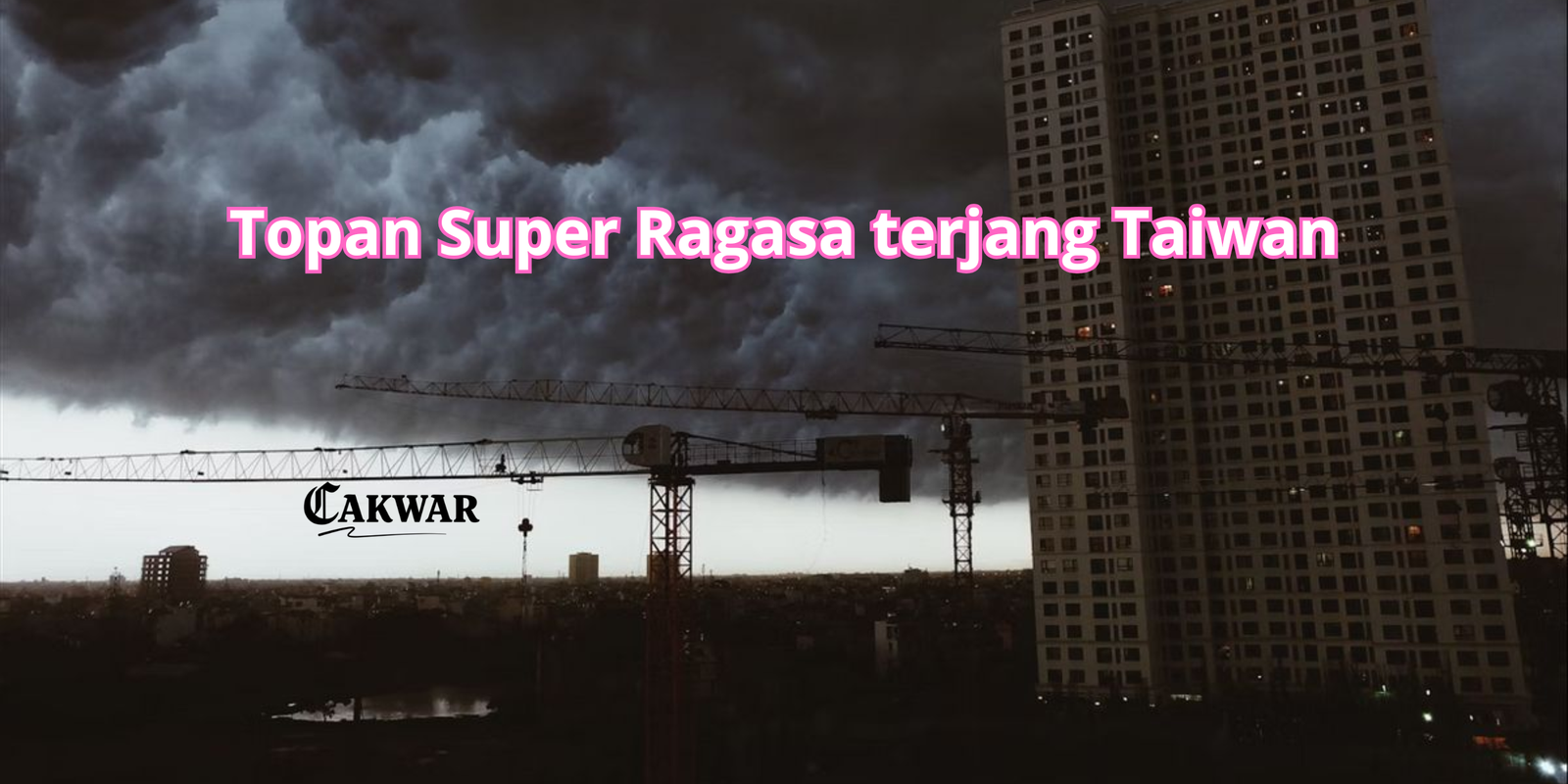 Topan Super Ragasa Hantam Pulau Anggrek (Orchid Island) Taiwan