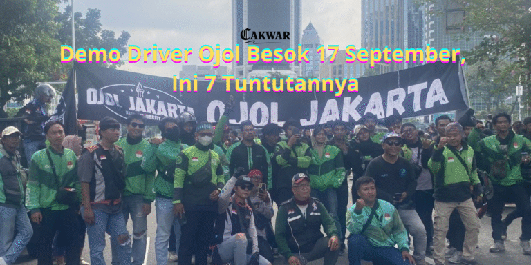 Demo Driver Ojol Besok 17 September, Ini 7 Tuntutannya
