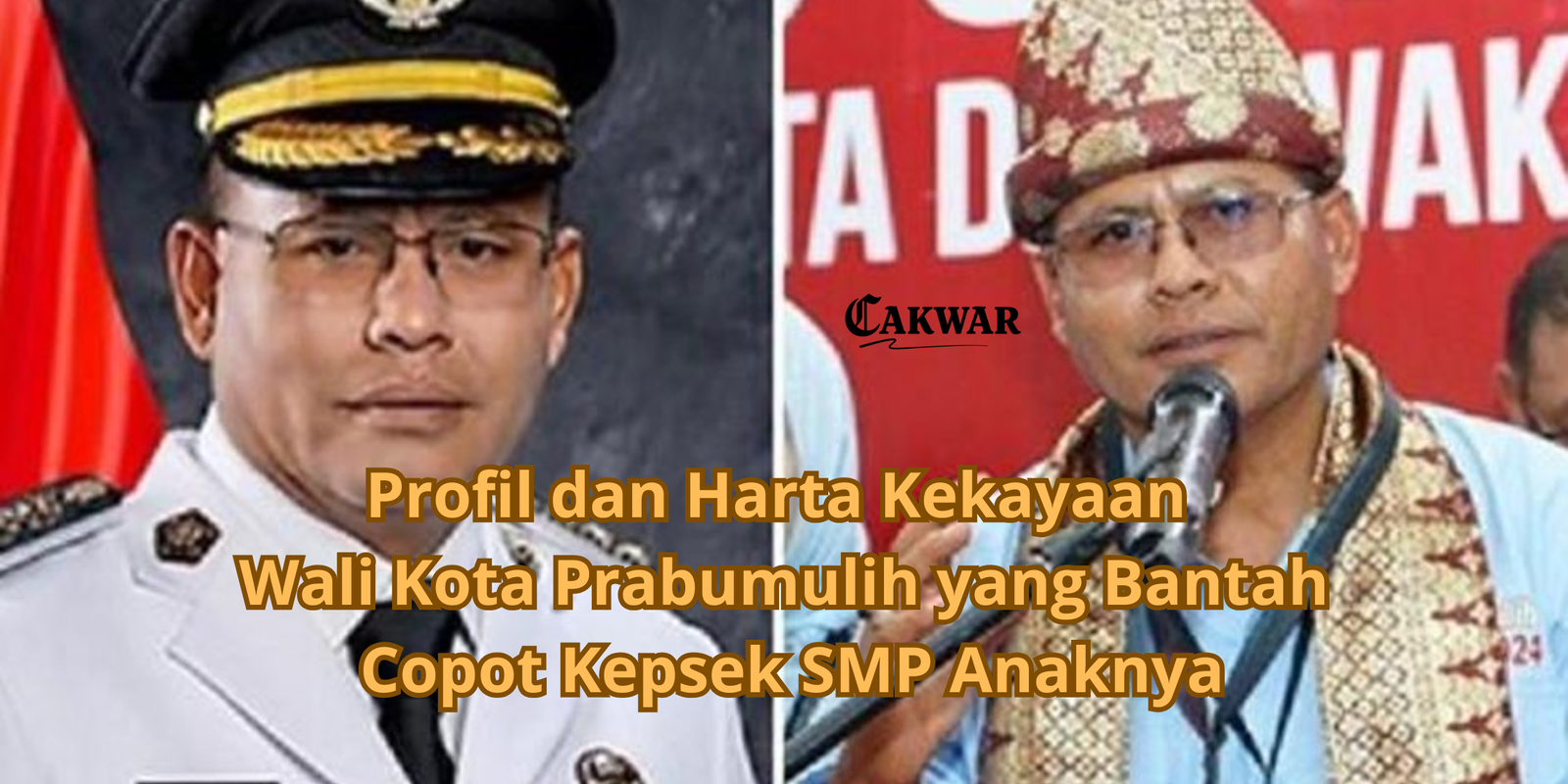 Profil dan Harta Kekayaan Wali Kota Prabumulih Arlan
