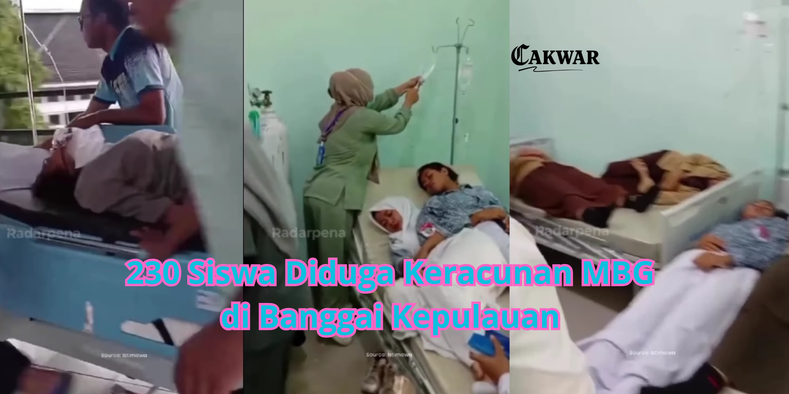 230 Siswa Diduga Keracunan MBG di Banggai Kepulauan