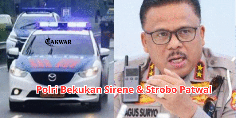 Polri Bekukan Sirene & Strobo Patwal Suara dan Lampu Mengganggu