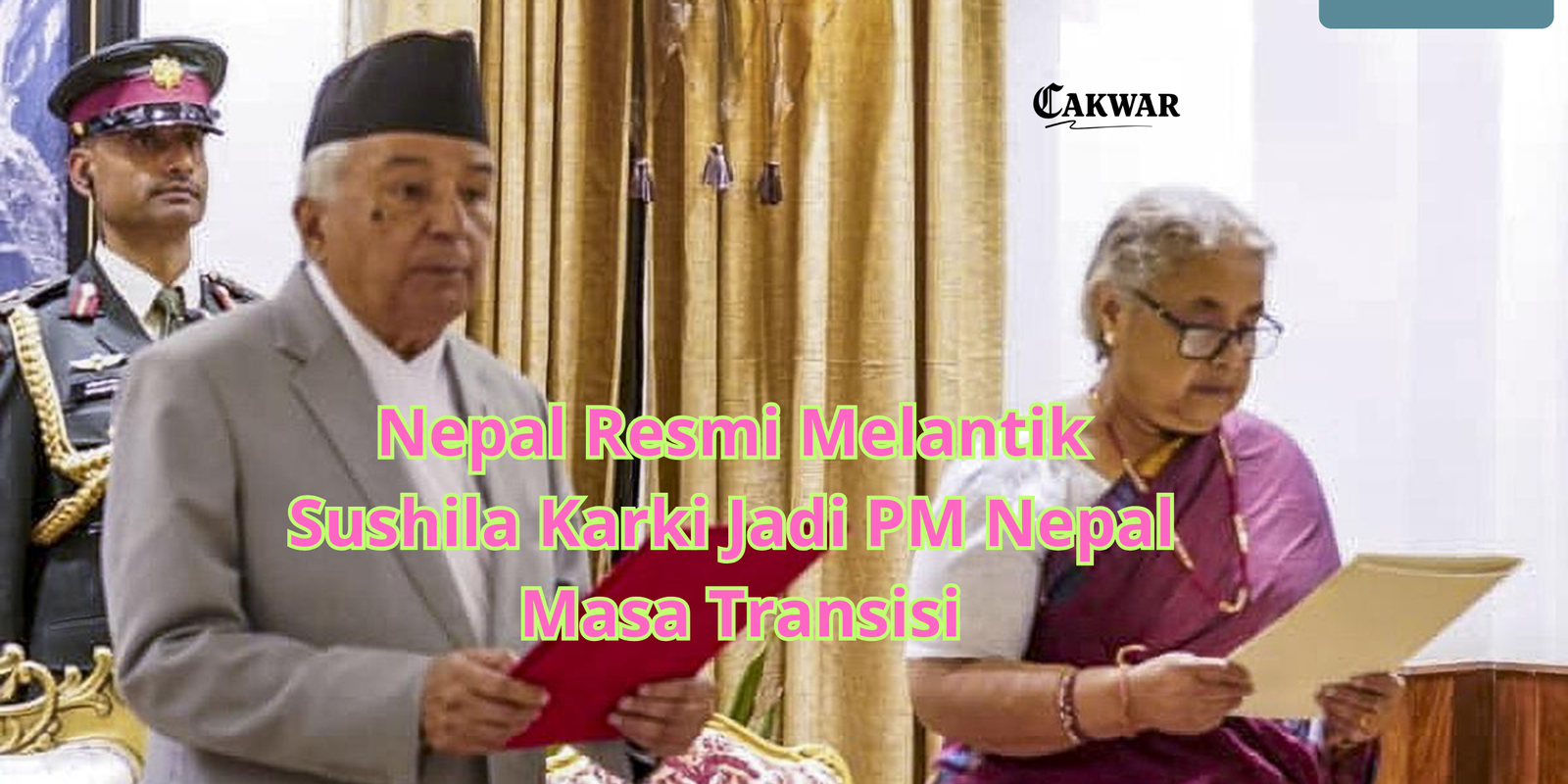 Nepal Resmi Melantik Sushila Karki Jadi PM Perempuan Pertama
