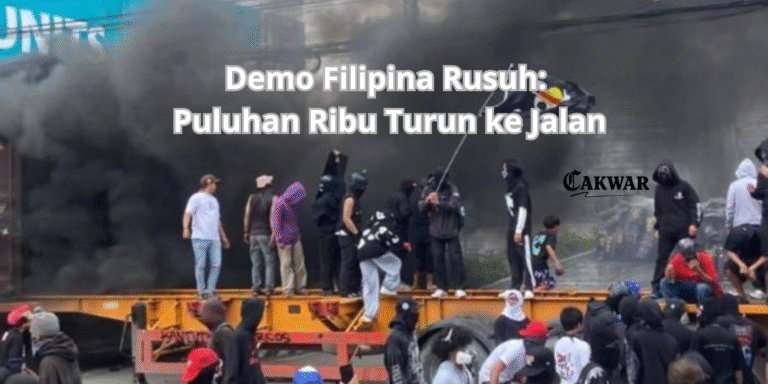 Demo Filipina Rusuh: Puluhan Ribu Turun ke Jalan