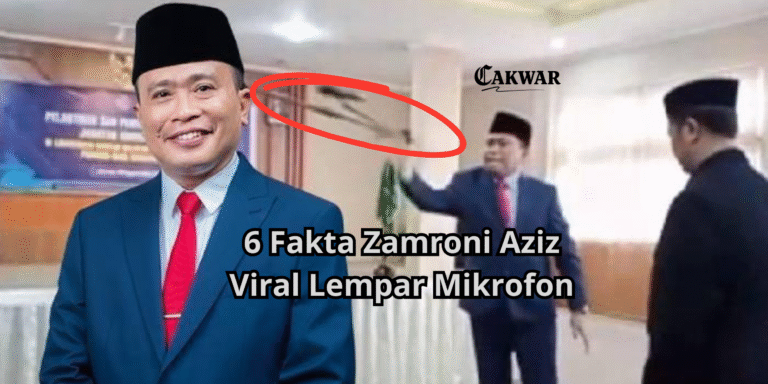 6 Fakta Zamroni Aziz Viral Lempar Mikrofon