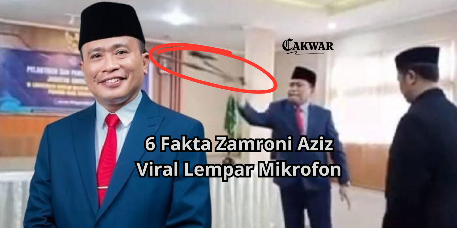 6 Fakta Zamroni Aziz Viral Lempar Mikrofon