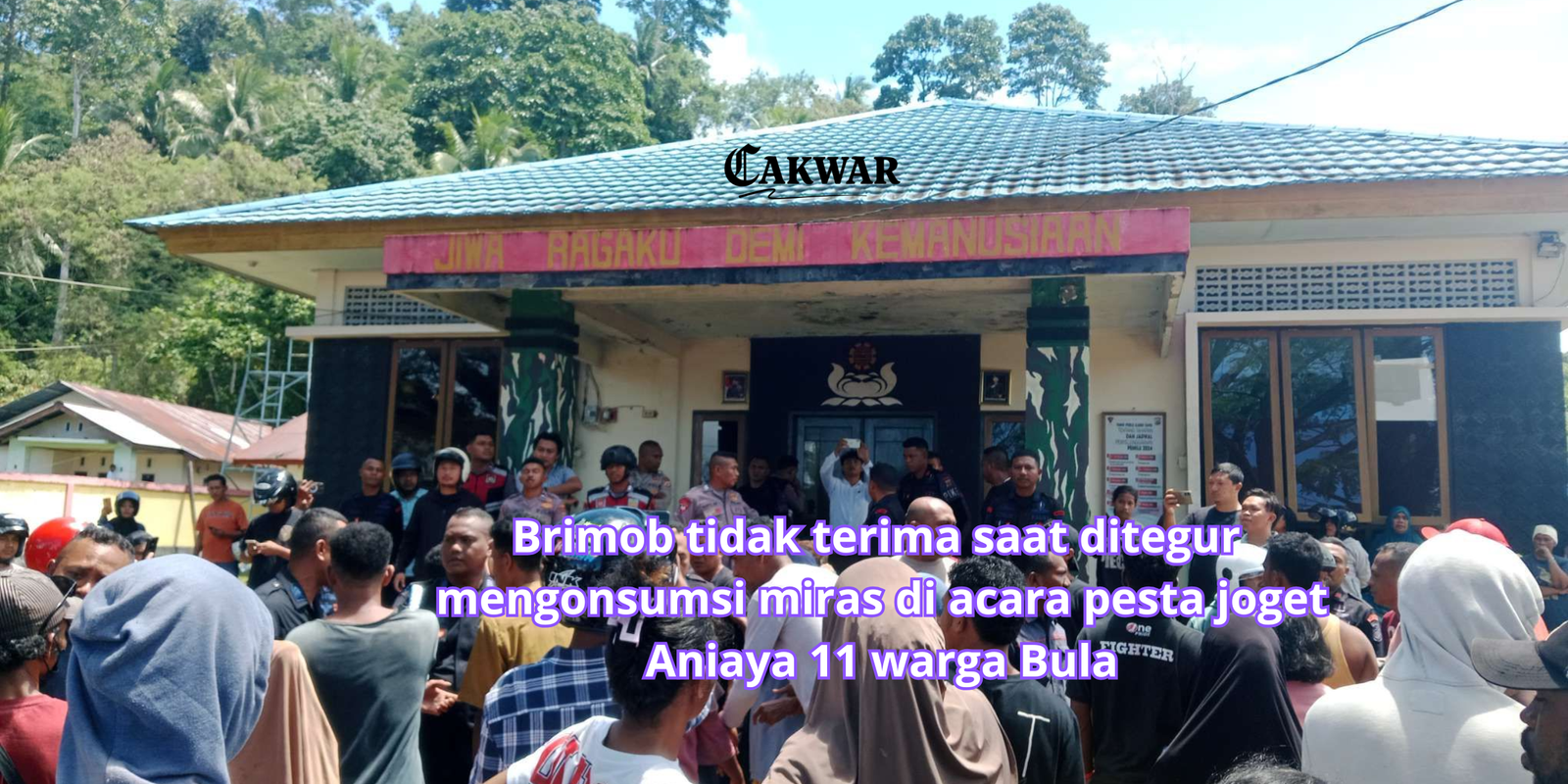 11 Oknum Brimob di Bula Keroyok Satu Keluarga usai Ditegur Mabuk Miras