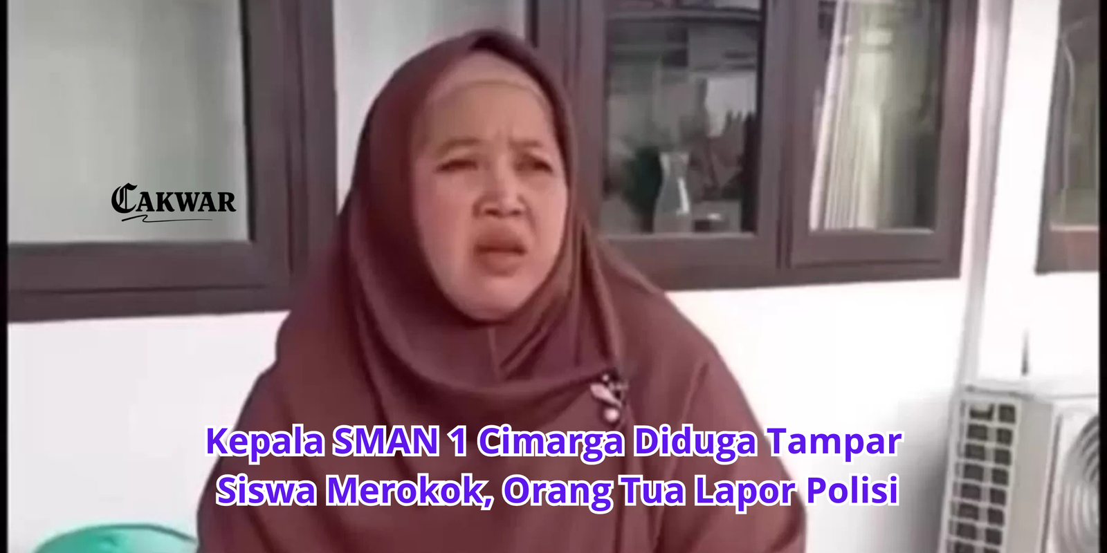 Kepala SMAN 1 Cimarga Diduga Tampar Siswa Merokok, Orang Tua Lapor Polisi