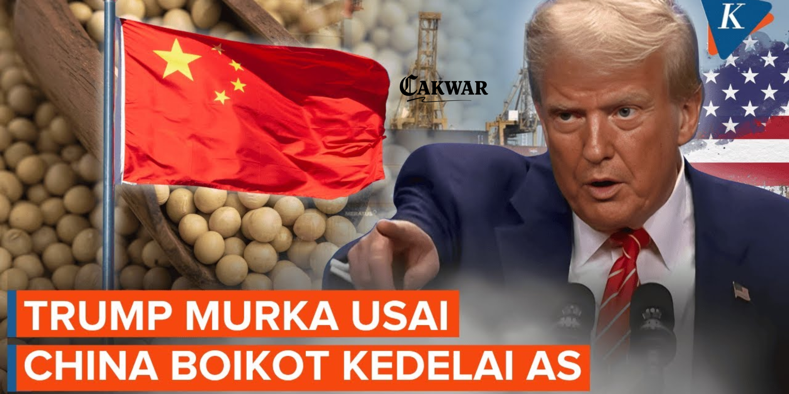 Donald Trump Ancam Hentikan Perdagangan dengan China, Harga Kedelai Dunia Bergejolak
