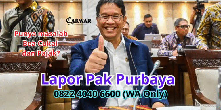 Menkeu Purbaya Buka Saluran “Lapor Pak Purbaya” untuk Aduan Pajak dan Bea Cukai