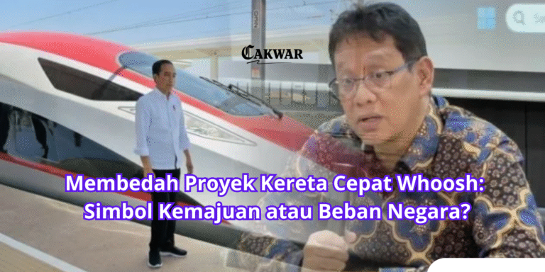 Membedah Proyek Kereta Cepat Whoosh: Simbol Kemajuan atau Beban Negara?