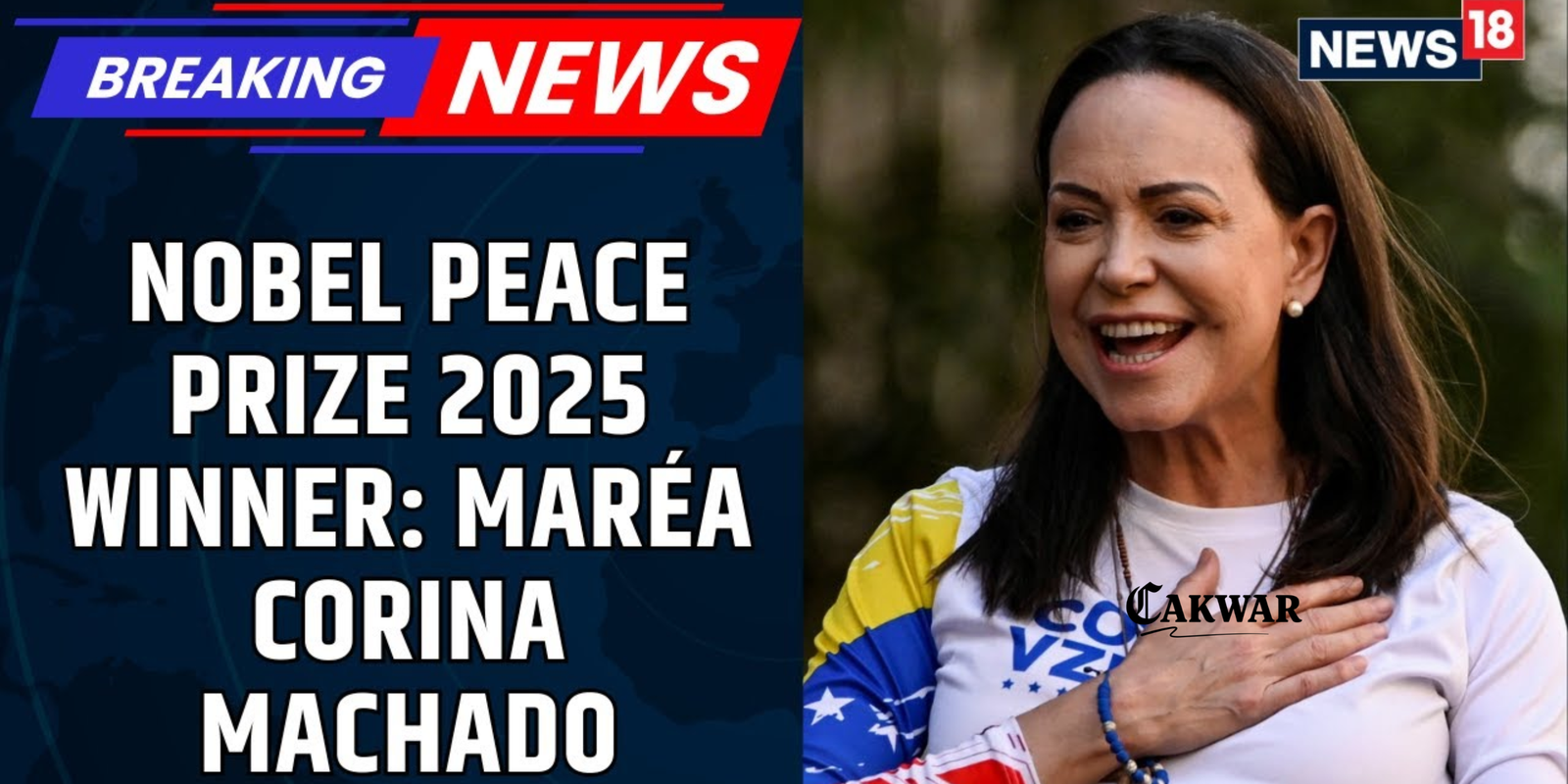 Maria Corina Machado Raih Nobel Perdamaian 2025: Simbol Perjuangan Demokrasi Venezuela