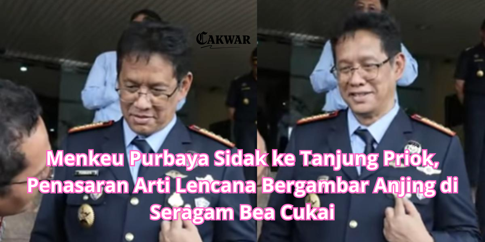 Menkeu Purbaya Sidak ke Tanjung Priok, Penasaran Arti Lencana Bergambar Anjing di Seragam Bea Cukai