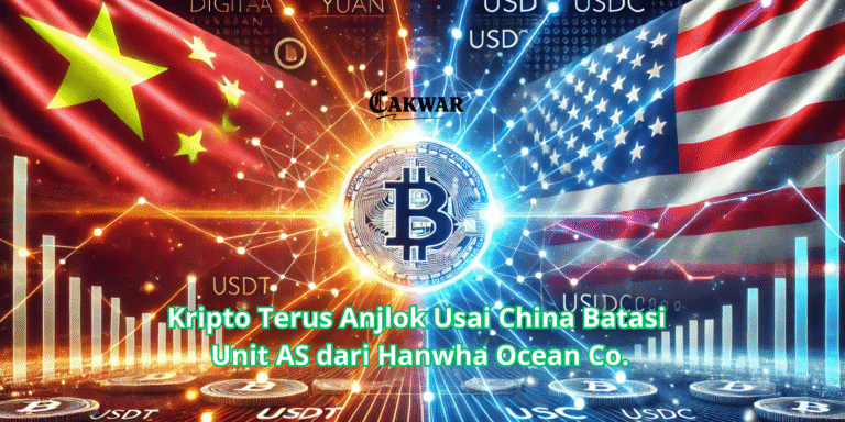 Kripto Terus Anjlok Usai China Batasi Unit AS dari Hanwha Ocean Co.