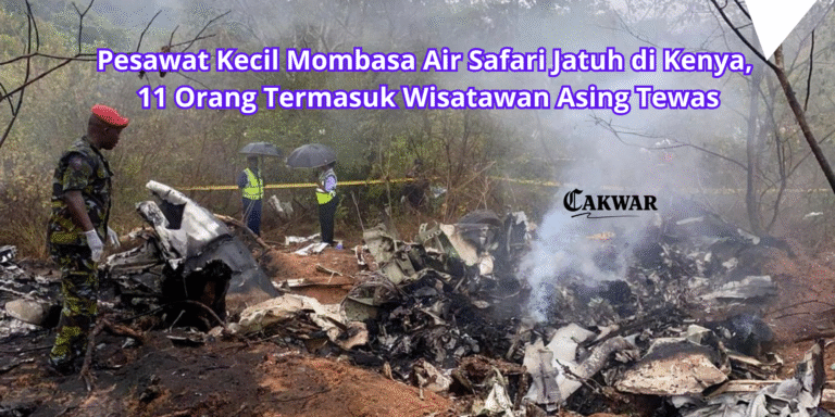 Pesawat Kecil Mombasa Air Safari Jatuh di Kenya, 11 Orang Termasuk Wisatawan Asing Tewas