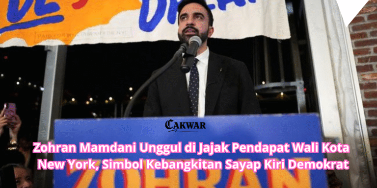 Zohran Mamdani Unggul di Jajak Pendapat Wali Kota New York, Simbol Kebangkitan Sayap Kiri Demokrat