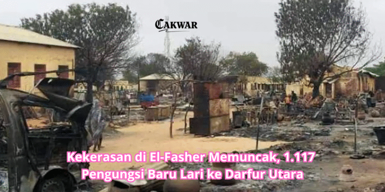 Kekerasan di El-Fasher Memuncak, 1.117 Pengungsi Baru Lari ke Darfur Utara