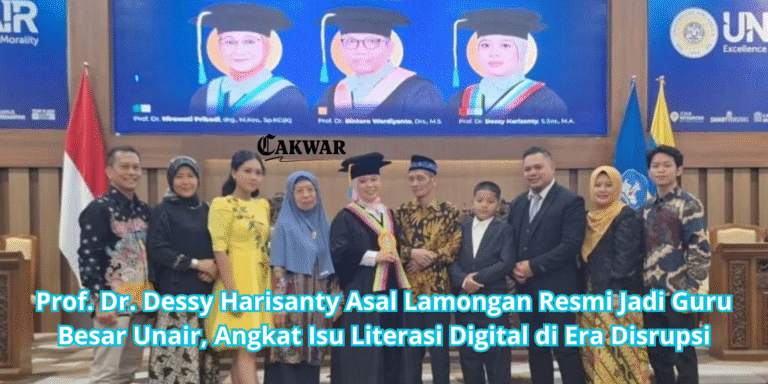 Prof. Dr. Dessy Harisanty Asal Lamongan Resmi Jadi Guru Besar Unair, Angkat Isu Literasi Digital di Era Disrupsi