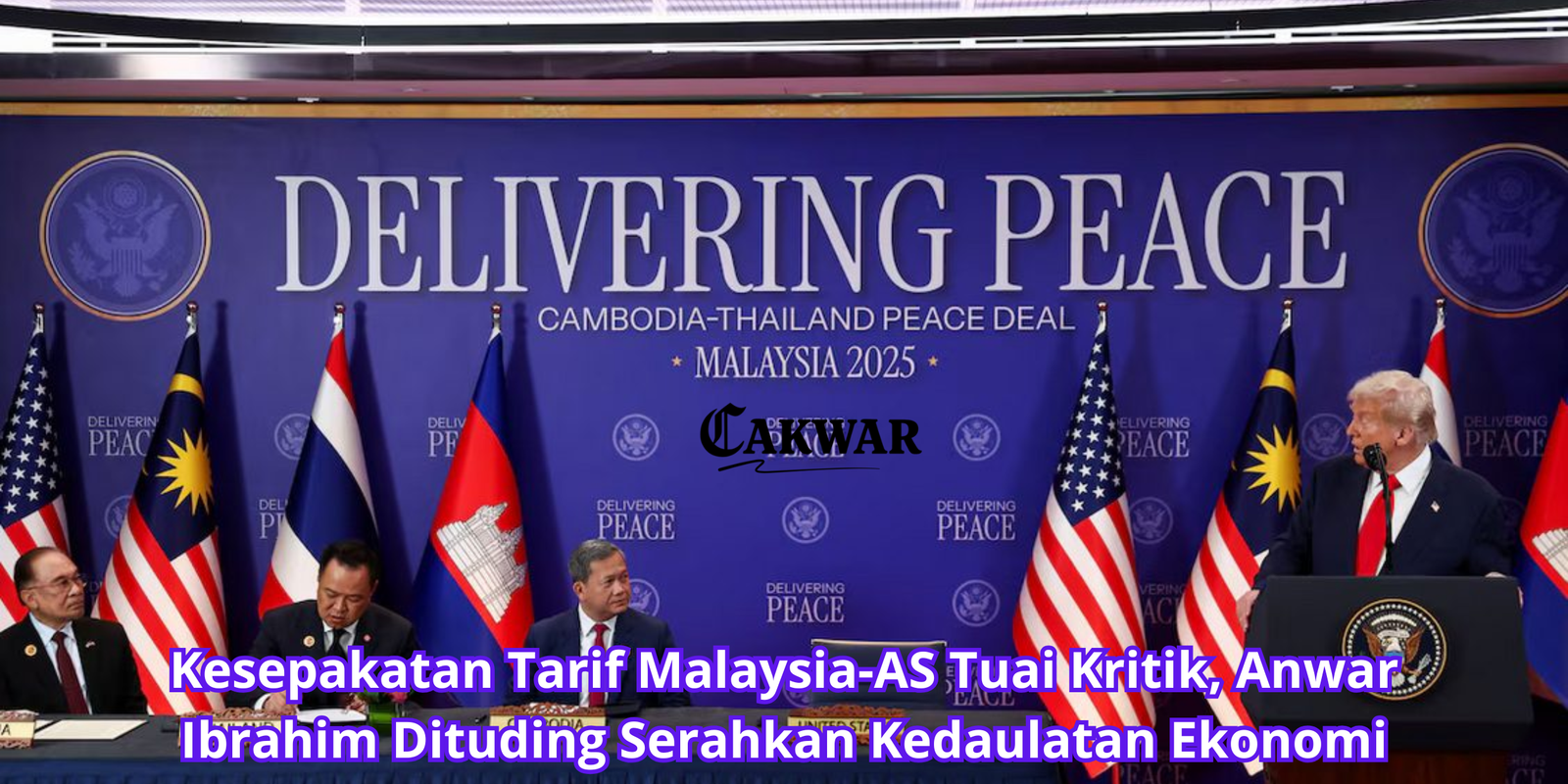 Kesepakatan Tarif Malaysia-AS Tuai Kritik, Anwar Ibrahim Dituding Serahkan Kedaulatan Ekonomi