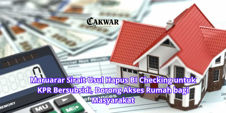 Maruarar Sirait Usul Hapus BI Checking untuk KPR Bersubsidi, Dorong Akses Rumah bagi Masyarakat