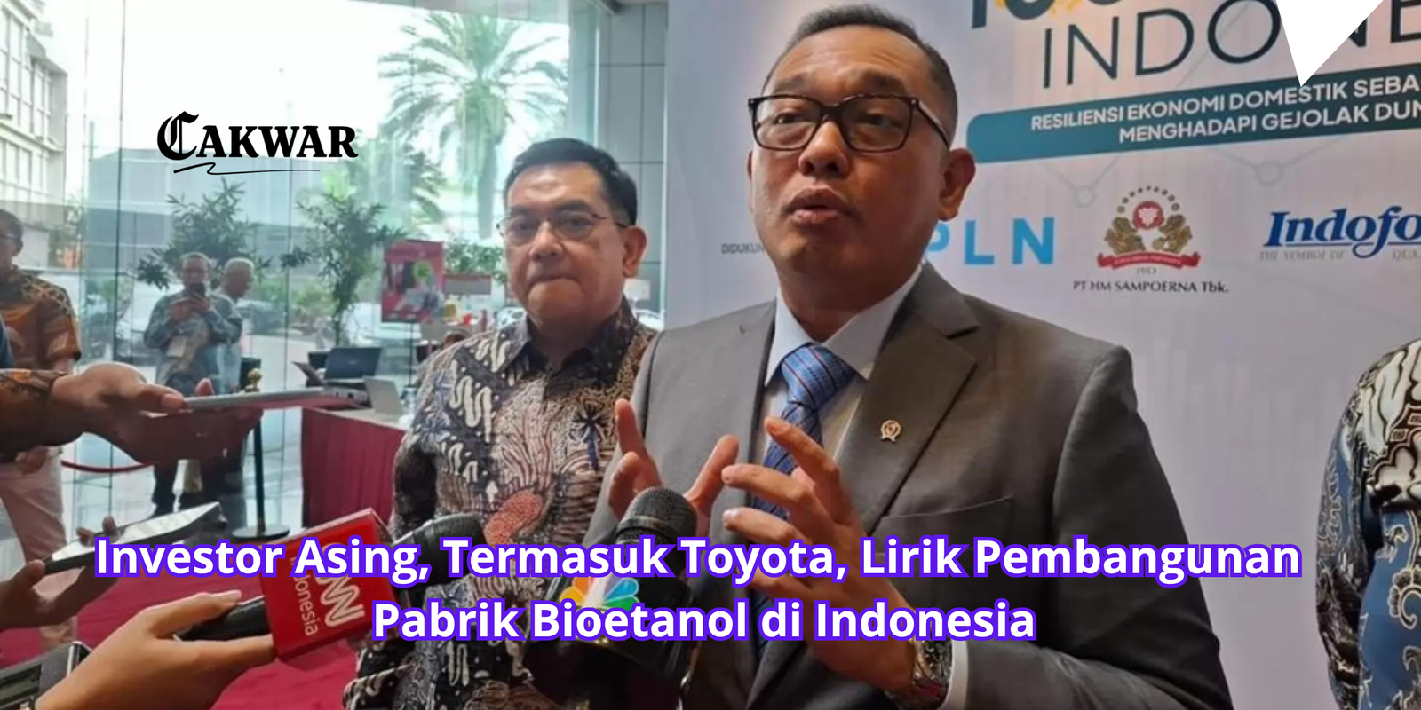 Investor Asing, Termasuk Toyota, Lirik Pembangunan Pabrik Bioetanol di Indonesia
