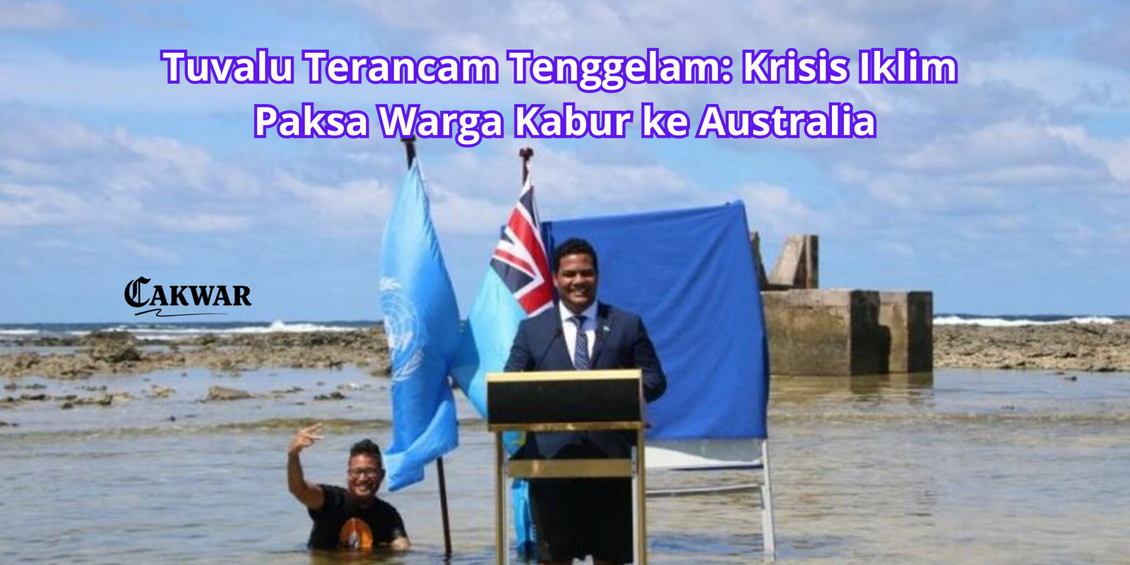 Tuvalu Terancam Tenggelam: Krisis Iklim Paksa Warga Kabur ke Australia