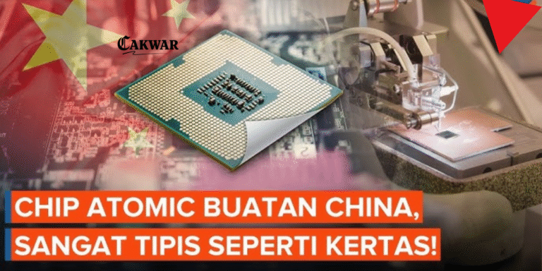 China Ciptakan Chip Memori 2D Super Tipis Hanya Beberapa Atom, Siap Revolusi Dunia Teknologi