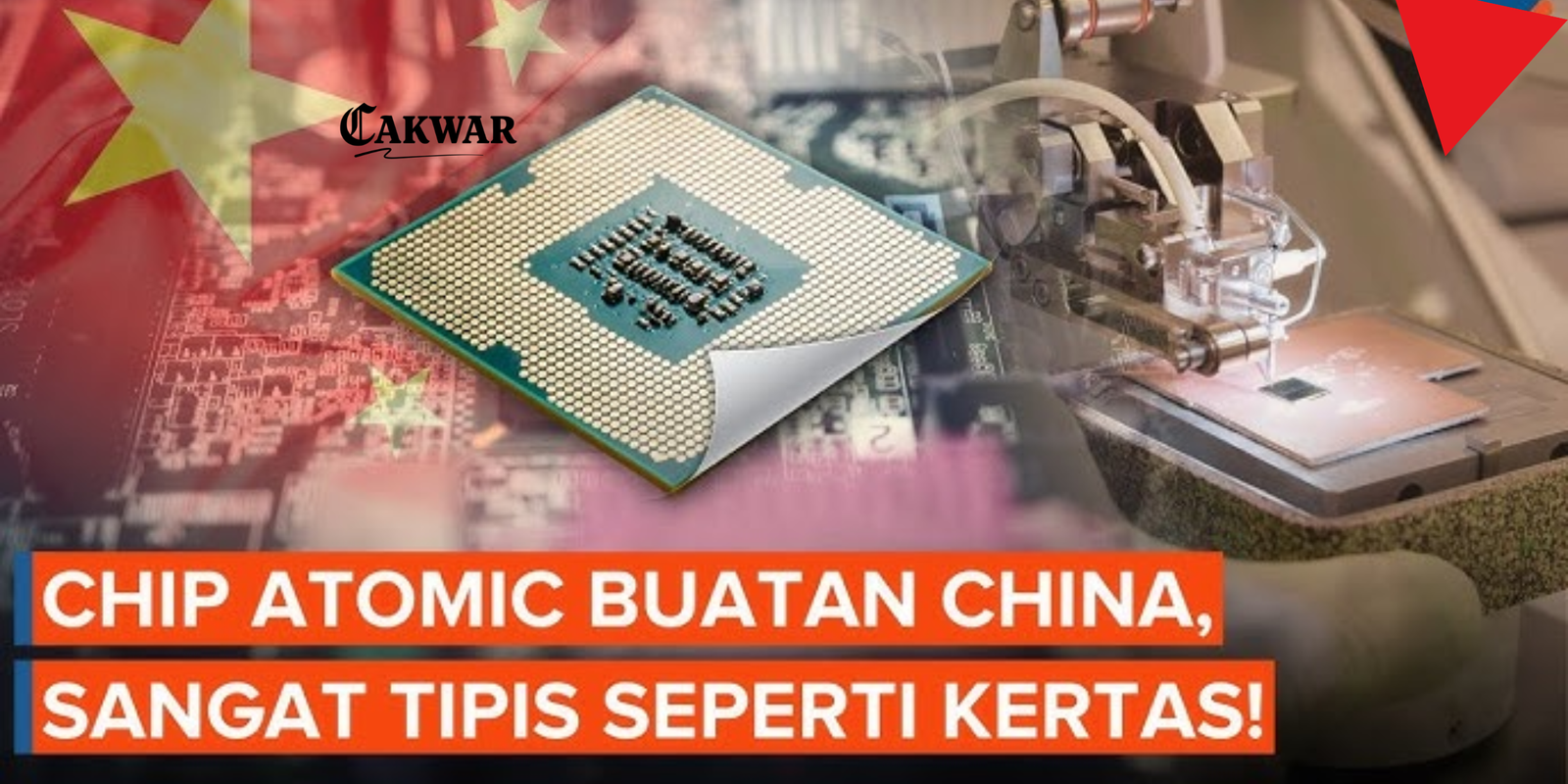 China Ciptakan Chip Memori 2D Super Tipis Hanya Beberapa Atom, Siap Revolusi Dunia Teknologi