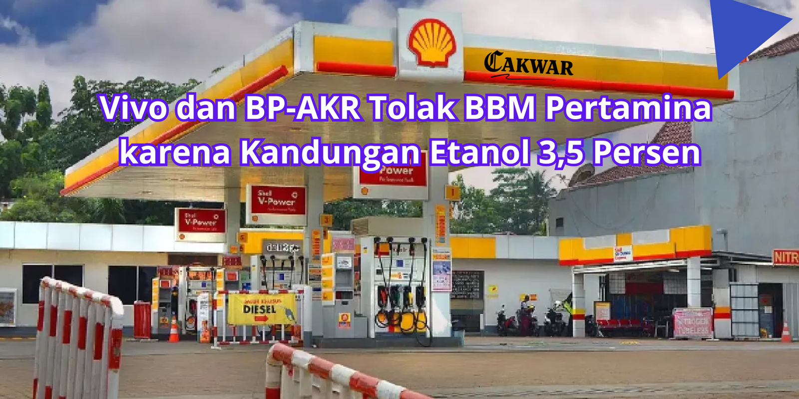 Vivo dan BP-AKR Tolak BBM Pertamina karena Kandungan Etanol 3,5 Persen