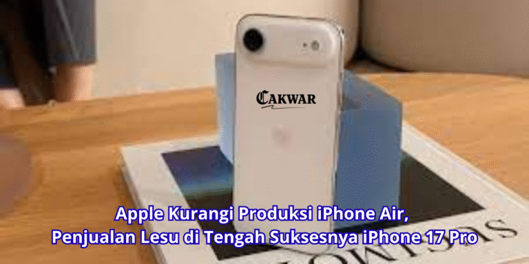 Apple Kurangi Produksi iPhone Air, Penjualan Lesu di Tengah Suksesnya iPhone 17 Pro