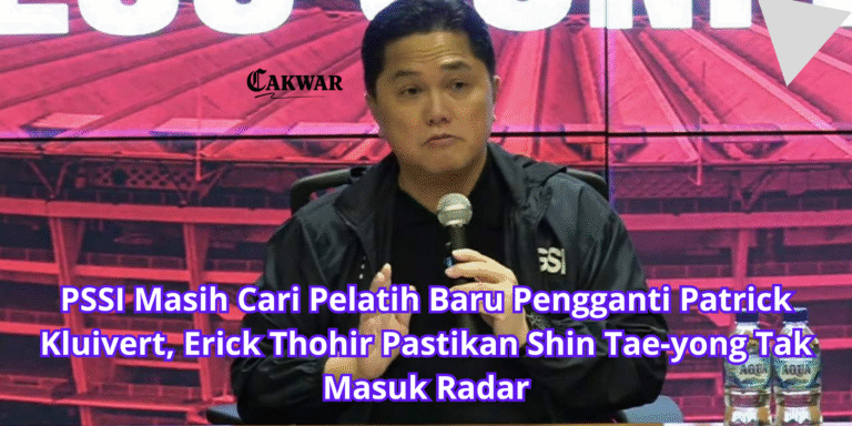 PSSI Masih Cari Pelatih Baru Pengganti Patrick Kluivert, Erick Thohir Pastikan Shin Tae-yong Tak Masuk Radar