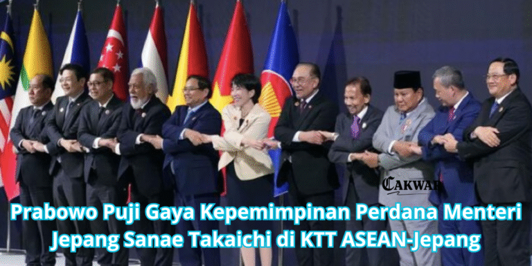Prabowo Puji Gaya Kepemimpinan Perdana Menteri Jepang Sanae Takaichi di KTT ASEAN-Jepang