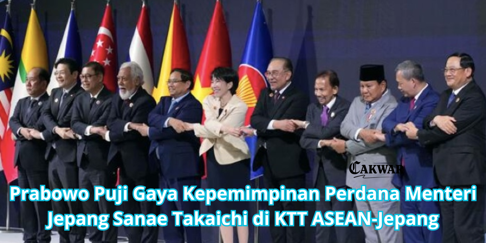 Prabowo Puji Gaya Kepemimpinan Perdana Menteri Jepang Sanae Takaichi di KTT ASEAN-Jepang