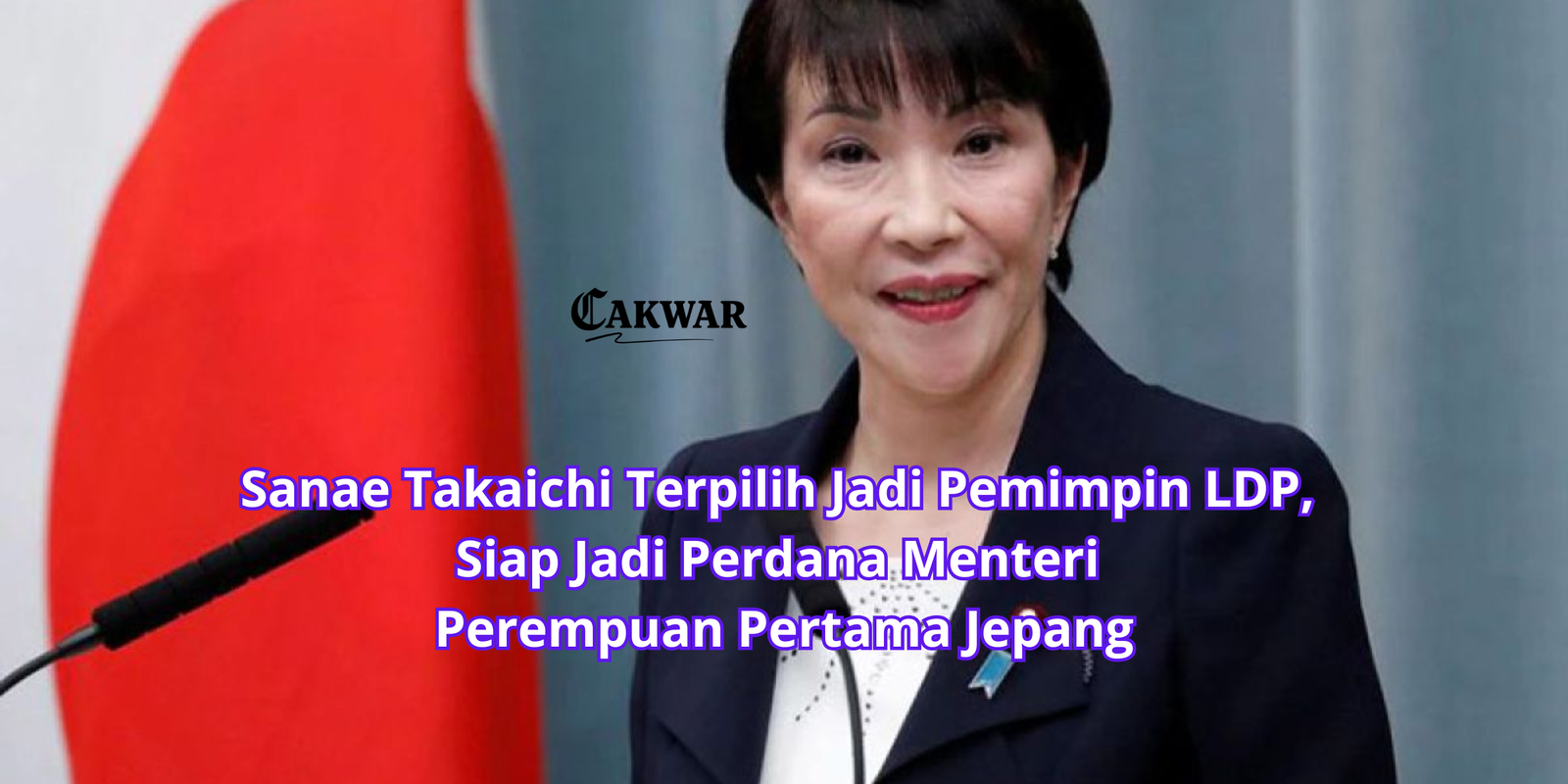 Sanae Takaichi Terpilih Jadi Pemimpin LDP, Siap Jadi Perdana Menteri Perempuan Pertama Jepang