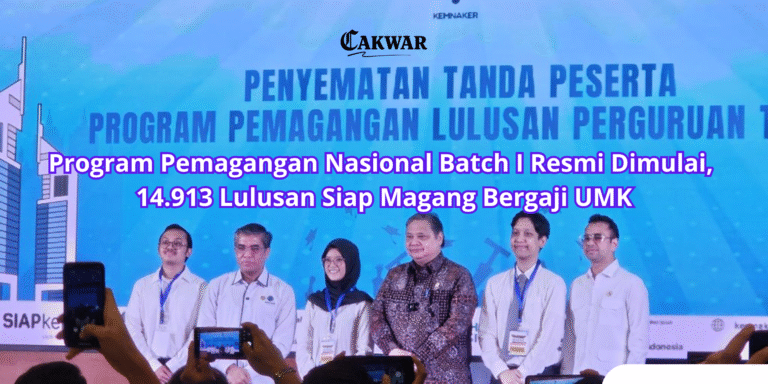 Program Pemagangan Nasional Batch I Resmi Dimulai, 14.913 Lulusan Siap Magang Bergaji UMK