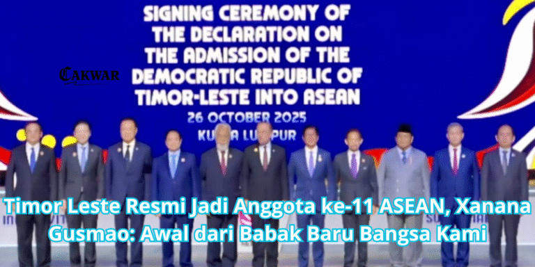 Timor Leste Resmi Jadi Anggota ke-11 ASEAN, Xanana Gusmao: Awal dari Babak Baru Bangsa Kami