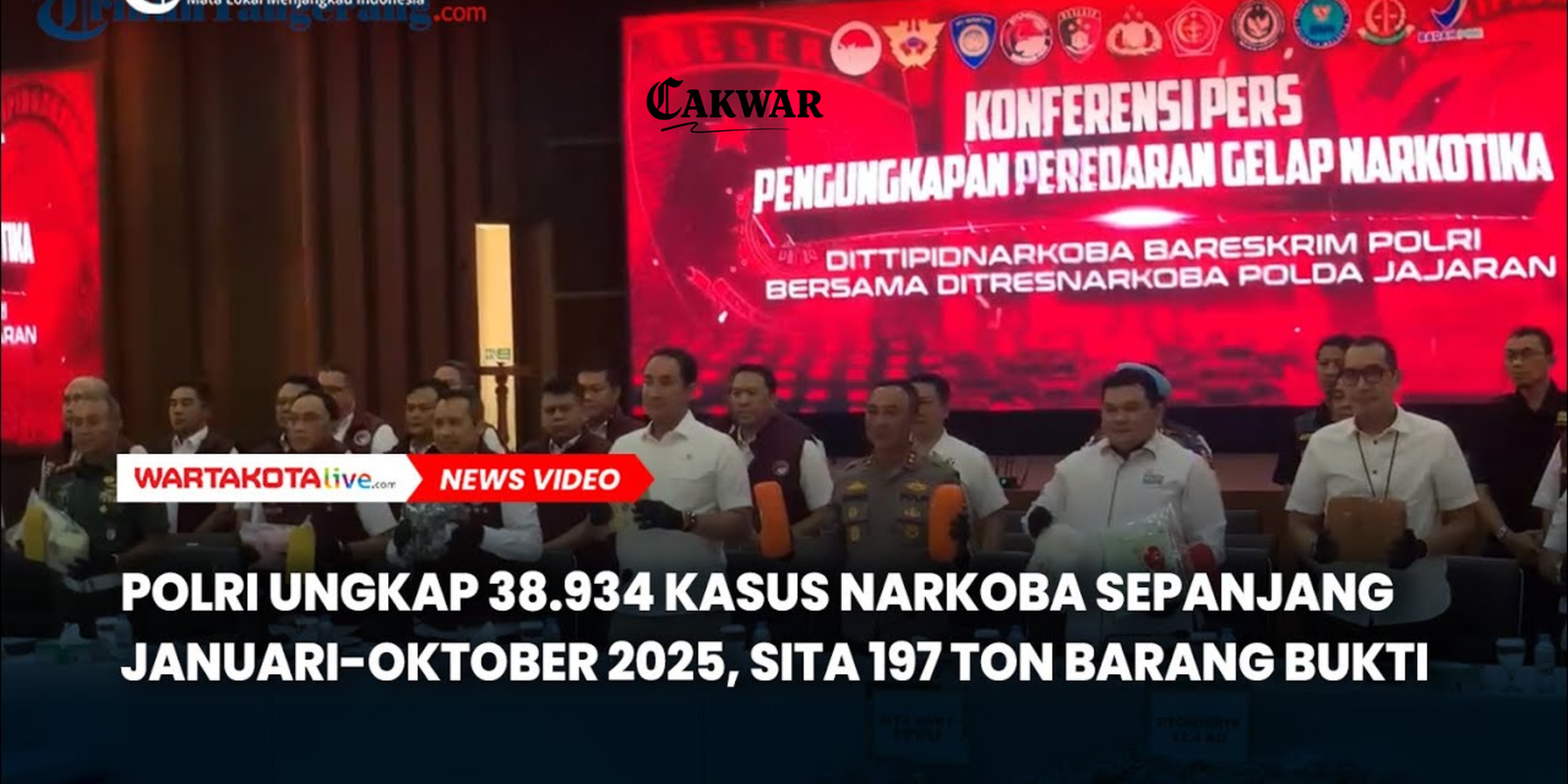 Polri Ungkap 38.934 Kasus Narkoba: Barang Bukti Capai 197 Ton, Ancaman Serius bagi Indonesia