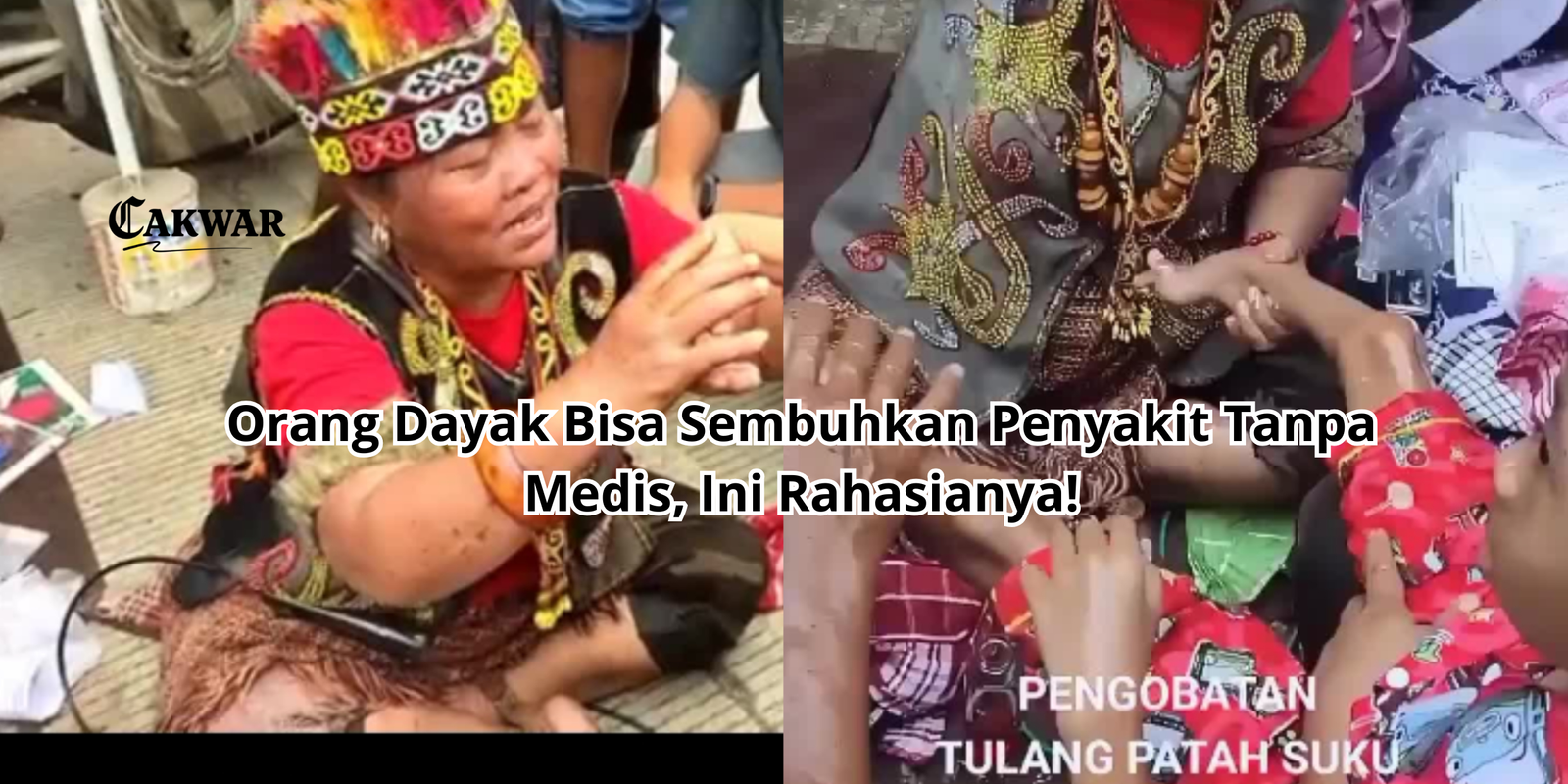 Orang Dayak Bisa Sembuhkan Penyakit Tanpa Medis, Ini Rahasianya!