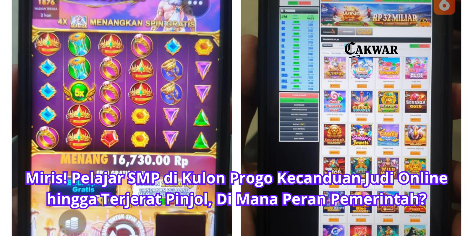 Miris! Pelajar SMP di Kulon Progo Kecanduan Judi Online hingga Terjerat Pinjol, Di Mana Peran Pemerintah?