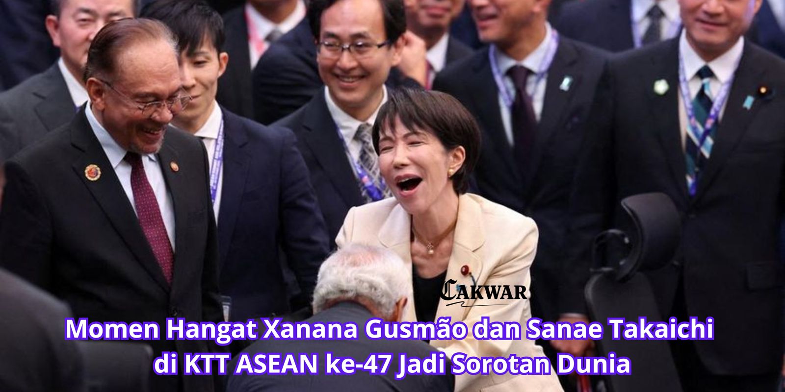 Momen Hangat Xanana Gusmão dan Sanae Takaichi di KTT ASEAN ke-47 Jadi Sorotan Dunia
