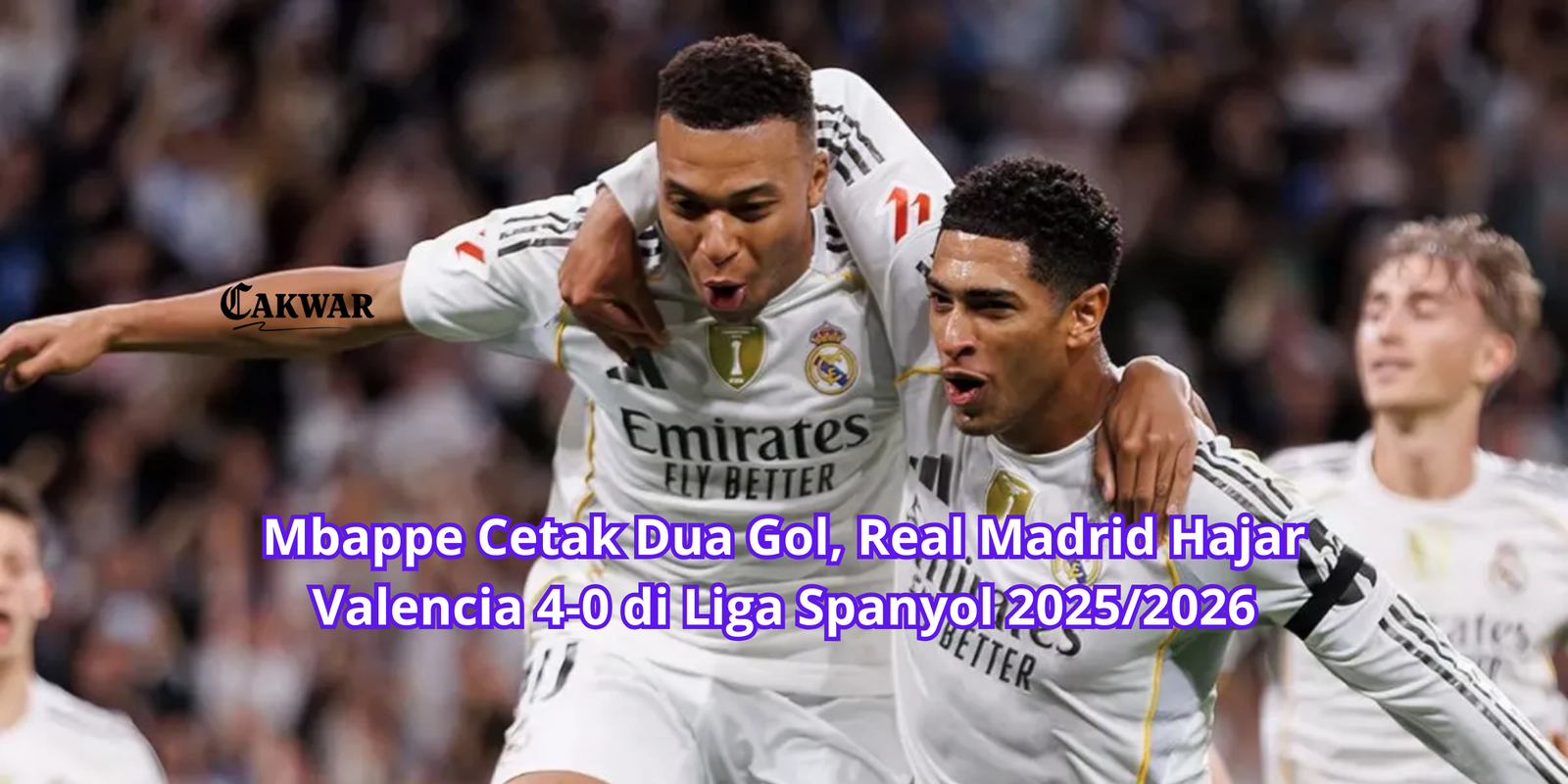 Mbappe Cetak Dua Gol, Real Madrid Hajar Valencia 4-0 di Liga Spanyol 2025/2026